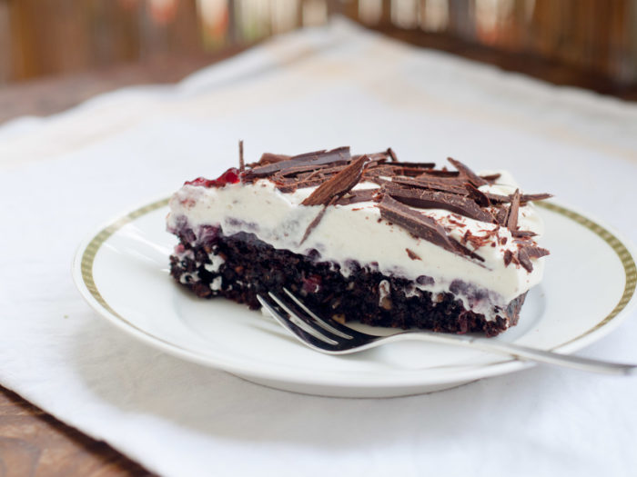 Preiselbeersahnetorte