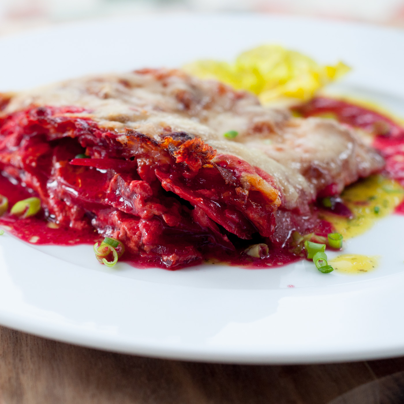 Rote-Beete-Kartoffelgratin