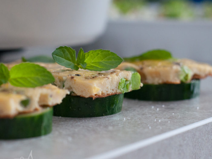Gurkencanapés